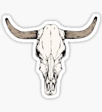 Kuhschädel Sticker