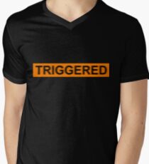 Triggered Men's V-Neck T-Shirt