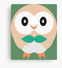 Starter Pokemon Rowlet Canvas Print