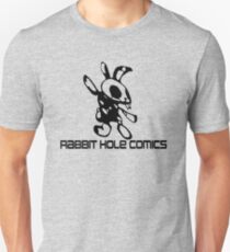 Kaninchen Loch Comics Slim Fit T-Shirt