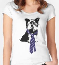 TGIF, Mr. Yorkie Women's Fitted Scoop T-Shirt