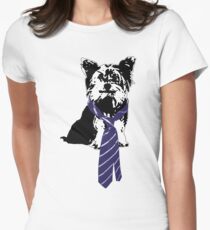 TGIF, Mr. Yorkie Women's Fitted T-Shirt