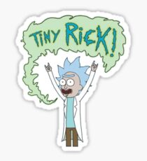 Tiny Rick Sticker