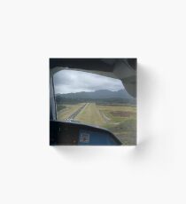 You are clear to land......Great Barrier Island........! Acrylic Block