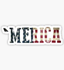 Pegatina 'Merica Text
