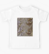 Gold and Silver Fantasy Lace Work Kids Tee