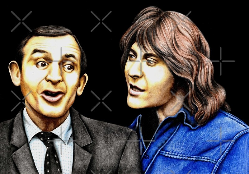 "Rising Damp Rigsby and Alan" by Margaret Sanderson Redbubble