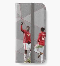 Pogba Lingard Tanzfeier iPhone Flip-Case/Hülle/Skin
