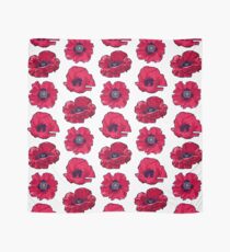 Pañuelo Amapolas - flor del nacimiento de agosto
