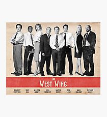 The West Wing Retro Poster Photographic Print