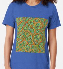 Green Red #DeepDream Tri-blend T-Shirt