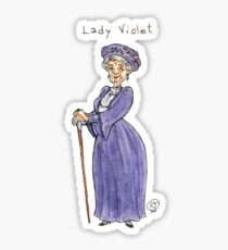 Lady Violet Sticker