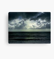 The storm clouds gathering............! Canvas Print