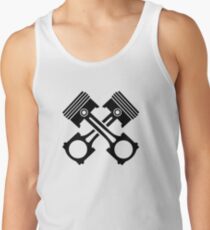 Crossed piston Tank Top