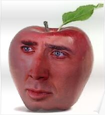 Nicolas Cage/Apple Poster