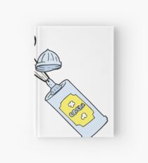 cartoon spraying whipped cream Notizbuch