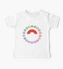 Pokemon Type Wheel Baby Tee