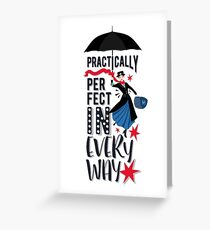 Mary Poppins Greeting Card