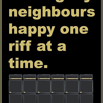 Artwork thumbnail, Making My Neighbours Happy One Riff At A Time - Guitarmony by Guitarmony