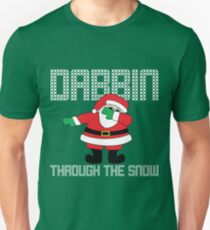 Santa Dabbin' Through The Snow Unisex T-Shirt