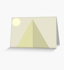 Yellow Mountain Greeting Card