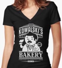 Kowalski's Bakery Women's Fitted V-Neck T-Shirt