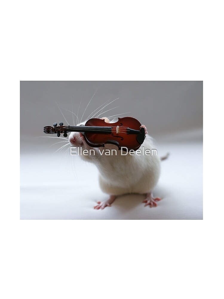 Its not easy being a violin player:) by Ellen