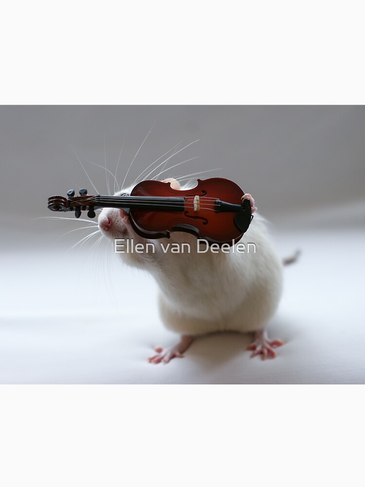 Its not easy being a violin player:) by Ellen