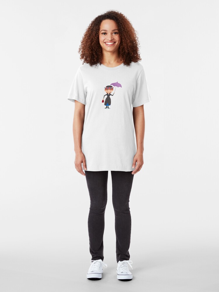 Alternate view of Mary Poppins 2 Slim Fit T-Shirt
