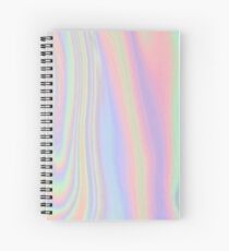 amazing cute holographic tumblr print Spiral Notebook