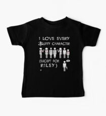 I love every Buffy character except for Riley Baby Tee