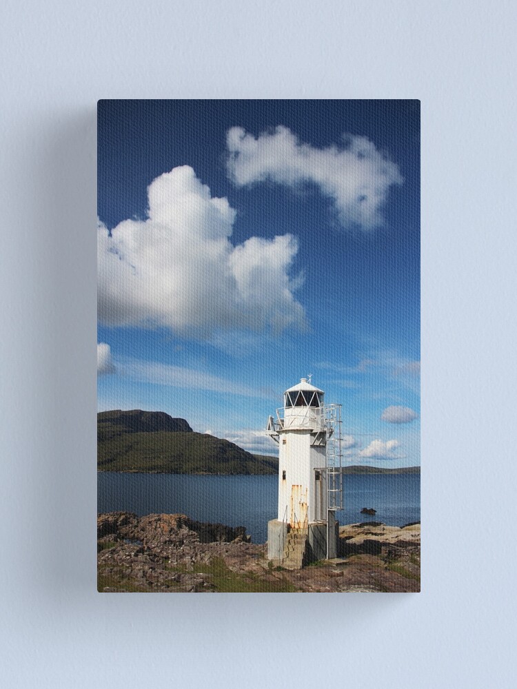 Alternate view of Rhue Lighthouse Canvas Print