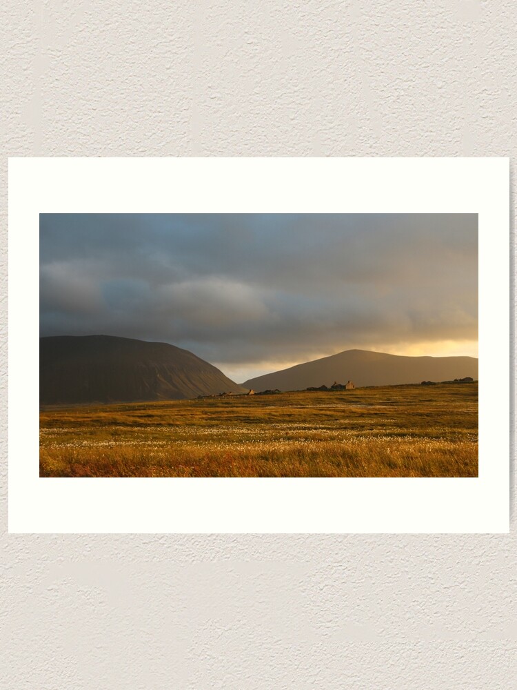 Alternate view of Evening light on Hoy and Graemsay Art Print