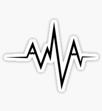 Mountain Heartbeat Sticker