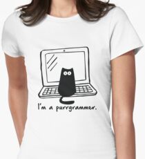 I'm a purrgrammer Women's Fitted T-Shirt