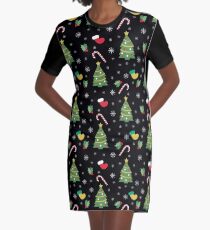CHRISTMAS Graphic T-Shirt Dress