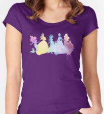 The Colors of the Princesses Women's Fitted Scoop T-Shirt