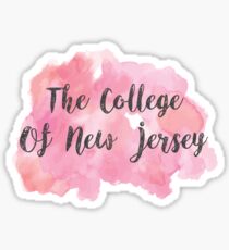 The College of New Jersey Sticker