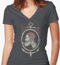 South Ocean Women's Fitted V-Neck T-Shirt
