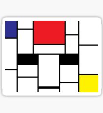 Mondrian Sticker