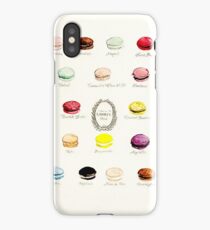 Laduree Macarons Flavor Menu iPhone Case