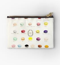 Laduree Macarons Flavor Menu Studio Pouch