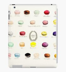 Laduree Macarons Flavor Menu iPad Case/Skin