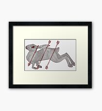 White Offerings Framed Print