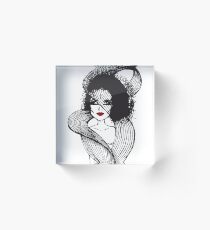 Free Lipstick Acrylic Block