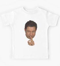 Jeff Goldblum Shush Face Kids Tee