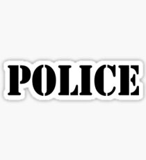 POLICE Sticker