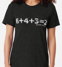 6 + 4 + 3 = 2 Vintage T-Shirt