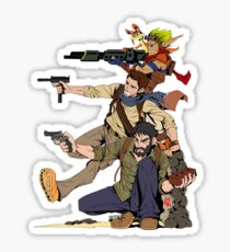 Naughty Dog - Drake, Joel, Jak Sticker