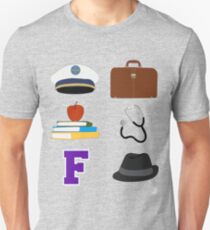 Catch Me If You Can Musical (large icons) Unisex T-Shirt